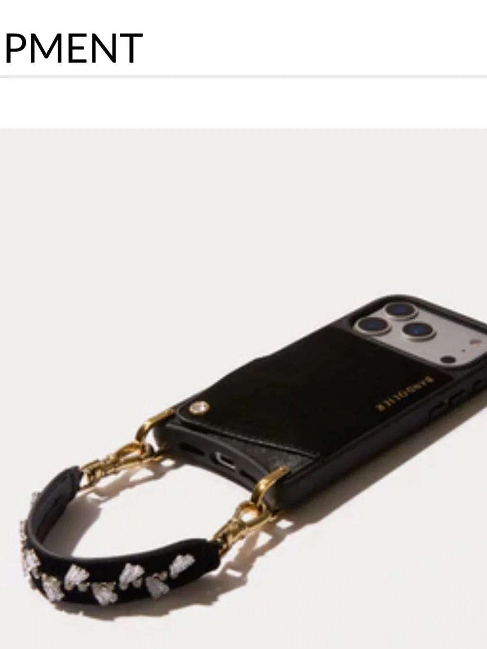 Bandolier iPhone 17 Pro Max satin case